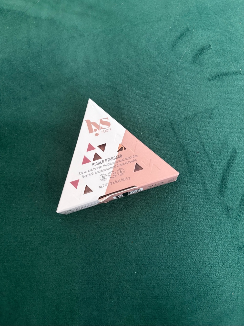 LYS Beauty Higher Standard Triangular Blush Duo - in Self Love